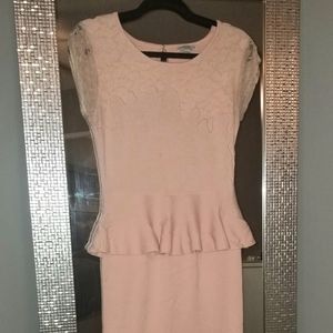 *Eva Mendes Peplum Sweater Dress*